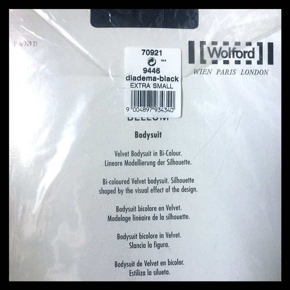 WOLFORD BODYSUIT "BELLUM" - *RARE!* - XS - Picture 3 of 4